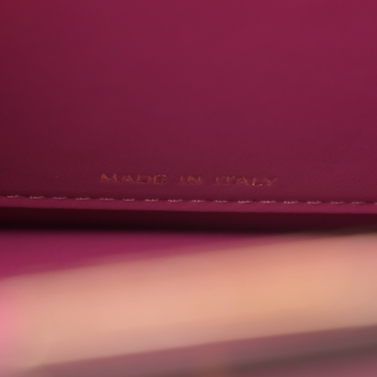 Fendi Shiny Nappa Petite Peekaboo I SEE U Satchel Magenta 7 of 10