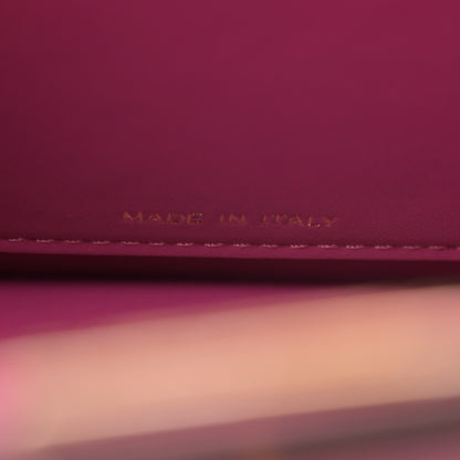 Fendi Shiny Nappa Petite Peekaboo I SEE U Satchel Magenta 7 of 10