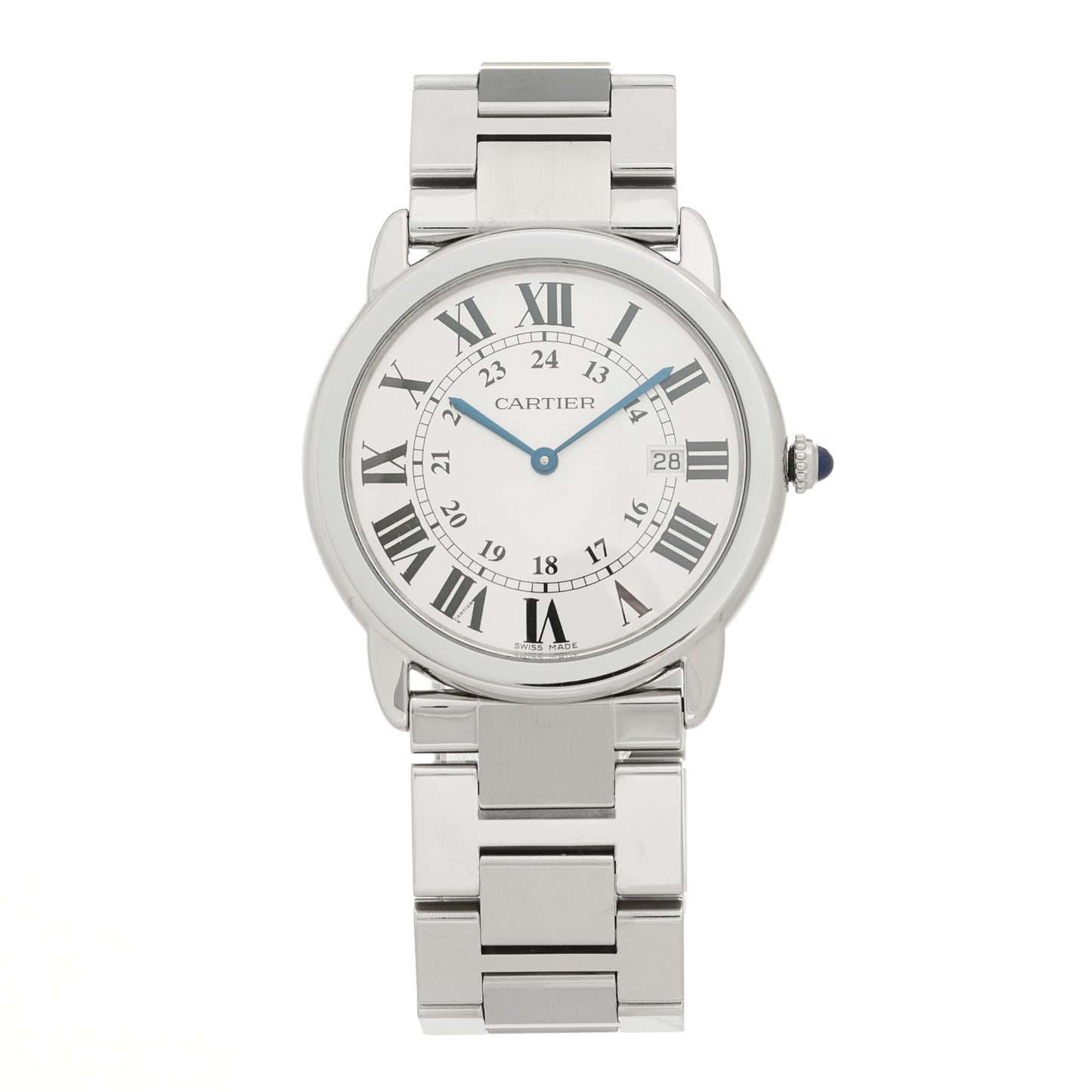Stainless Steel 36mm Ronde Solo Quartz Watch