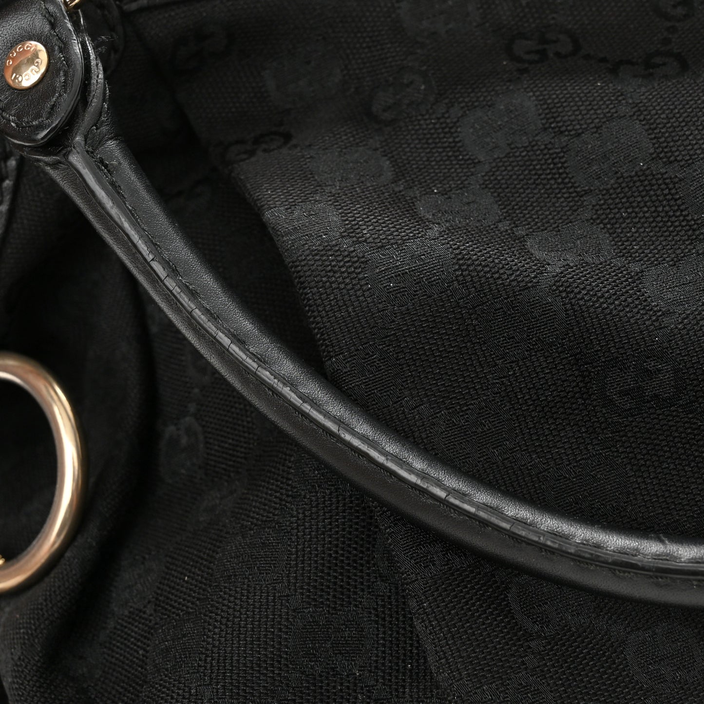 Monogram Large Sukey Black
