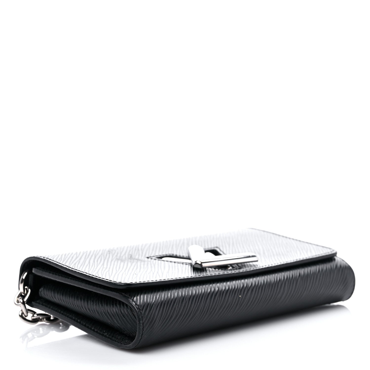 Louis Vuitton Epi Twist Chain Wallet Black 4 of 10