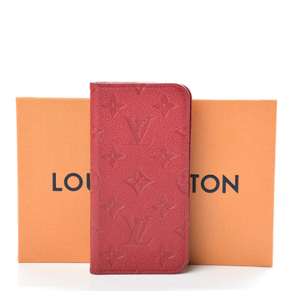 Louis Vuitton Empreinte iPhone X Folio Scarlet 13 of 13