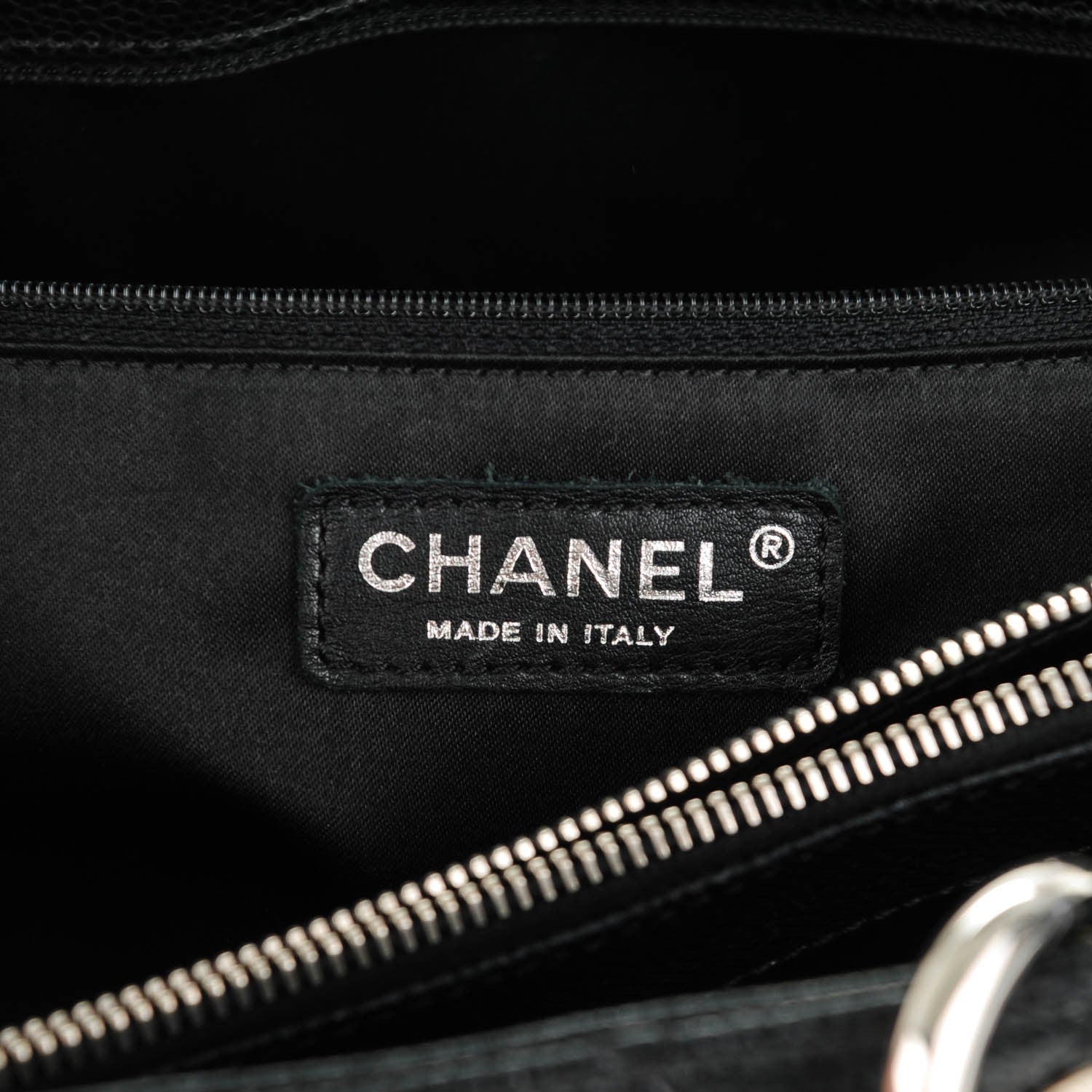 Chanel Caviar Quilted Grand Shopping Tote GST Black 6 of 7