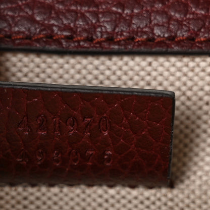 Gucci Dollar Calfskin Crystal Mini Dionysus Shoulder Bag Vintage Bordeaux 7 of 9