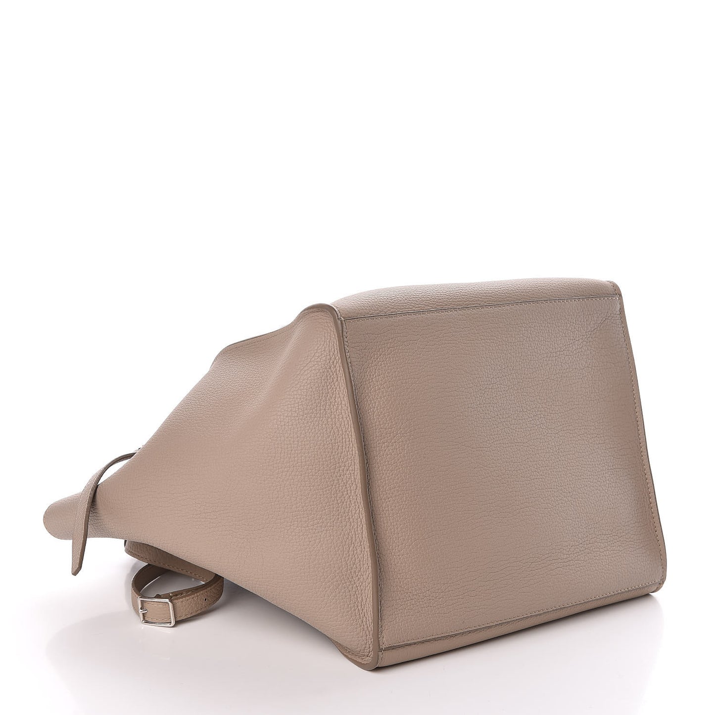 Supple Grained Calfskin Small Big Bag Light Taupe