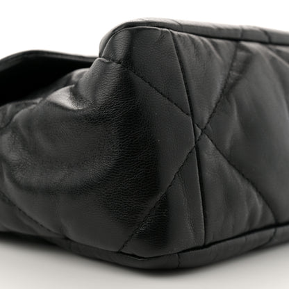 Chanel Goatskin Quilted Large Chanel 19 Flap Black 9 of 11
