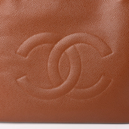 Chanel Caviar Large CC Shoulder Bag Brown 11 of 22