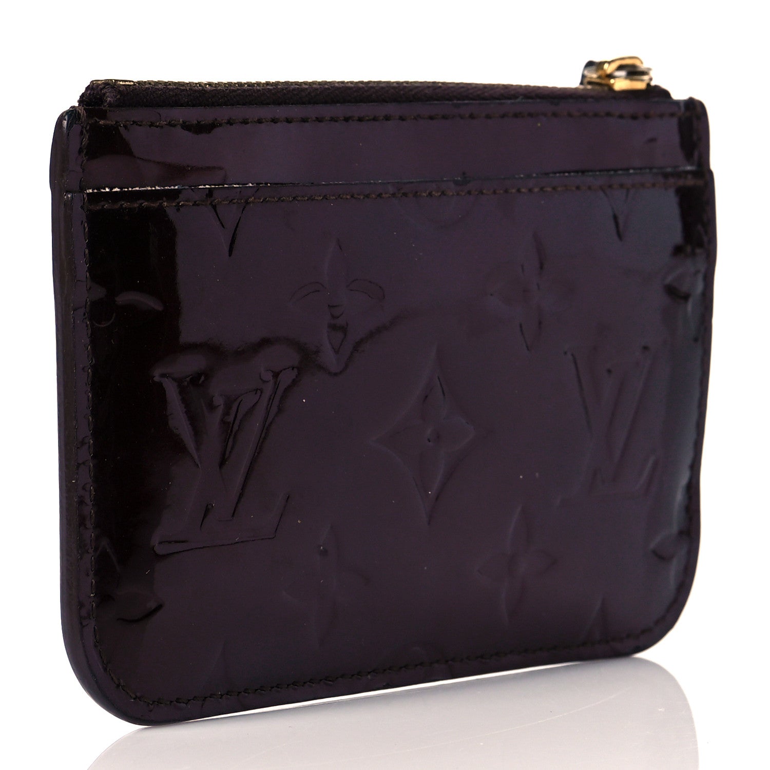 Louis Vuitton Vernis Key Pouch Amarante 3 of 9