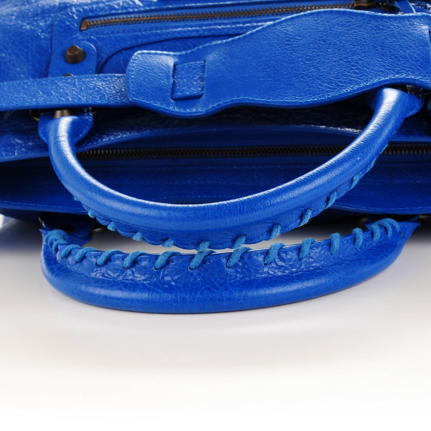 Balenciaga Agneau Classic Hardware City Bleu Lazuli 5 of 8