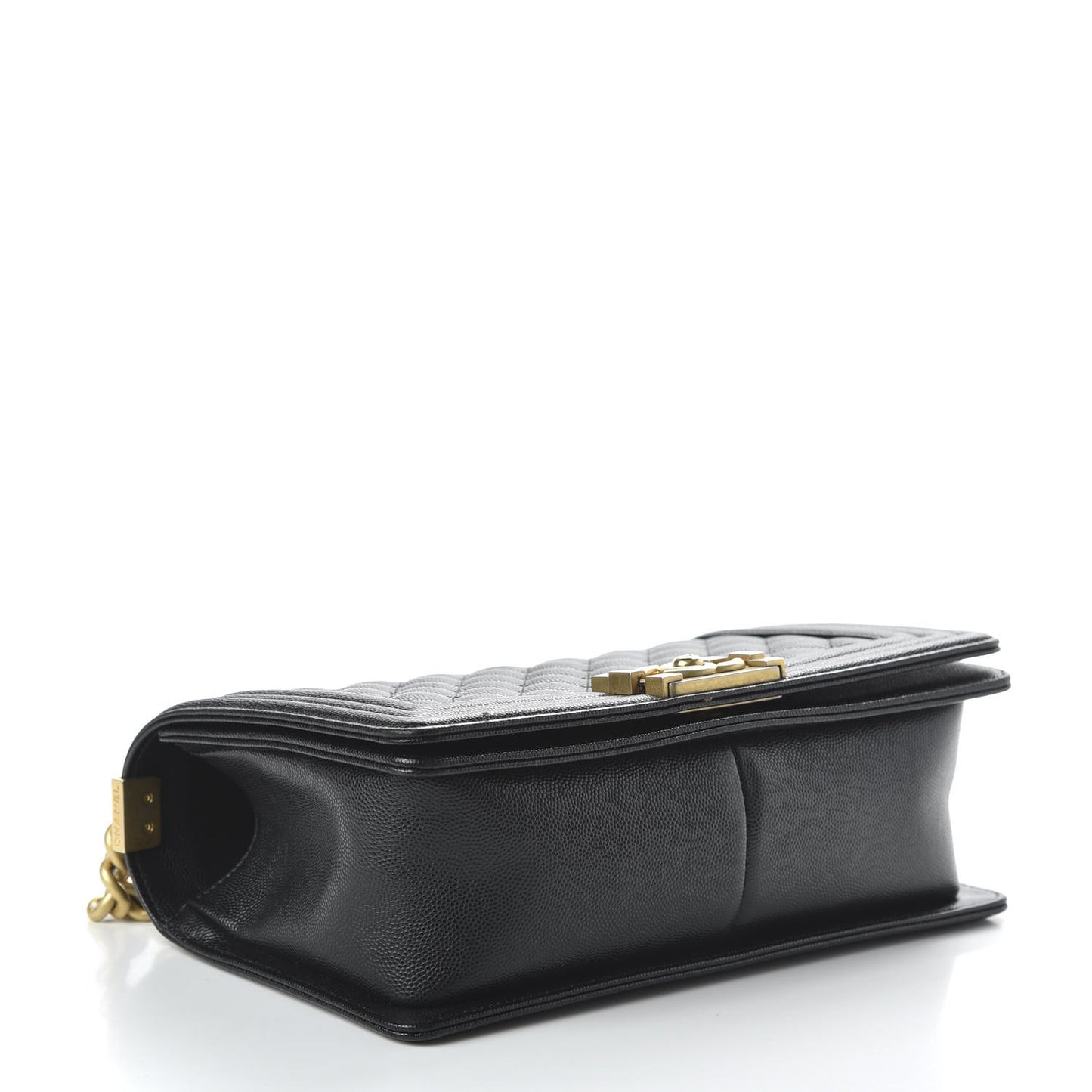Caviar Quilted Medium Boy Flap Black