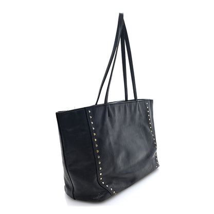 Chloe Calfskin Studded Isa Tote Black 2 of 10