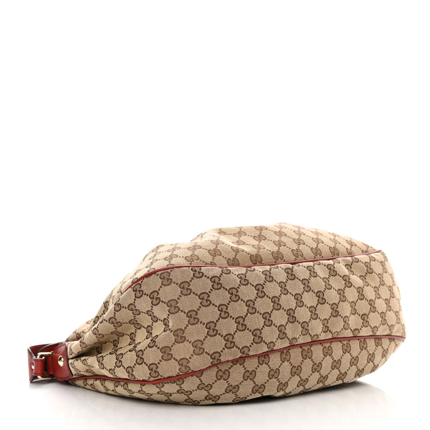 Gucci Monogram Medium Sukey Hobo Red 3 of 13