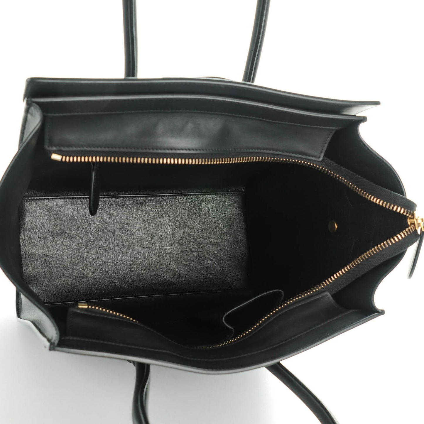 Smooth Calfskin Micro Luggage Black