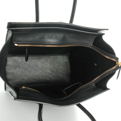 Celine Smooth Calfskin Micro Luggage Black 5 of 7