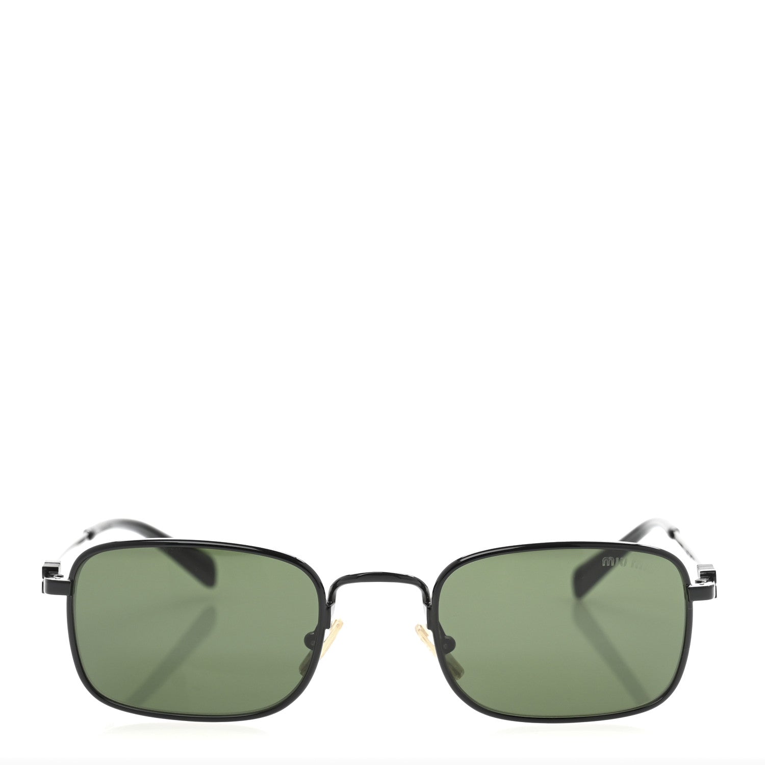Miu Miu Metal Sunglasses SMU A53 Black 2 of 9
