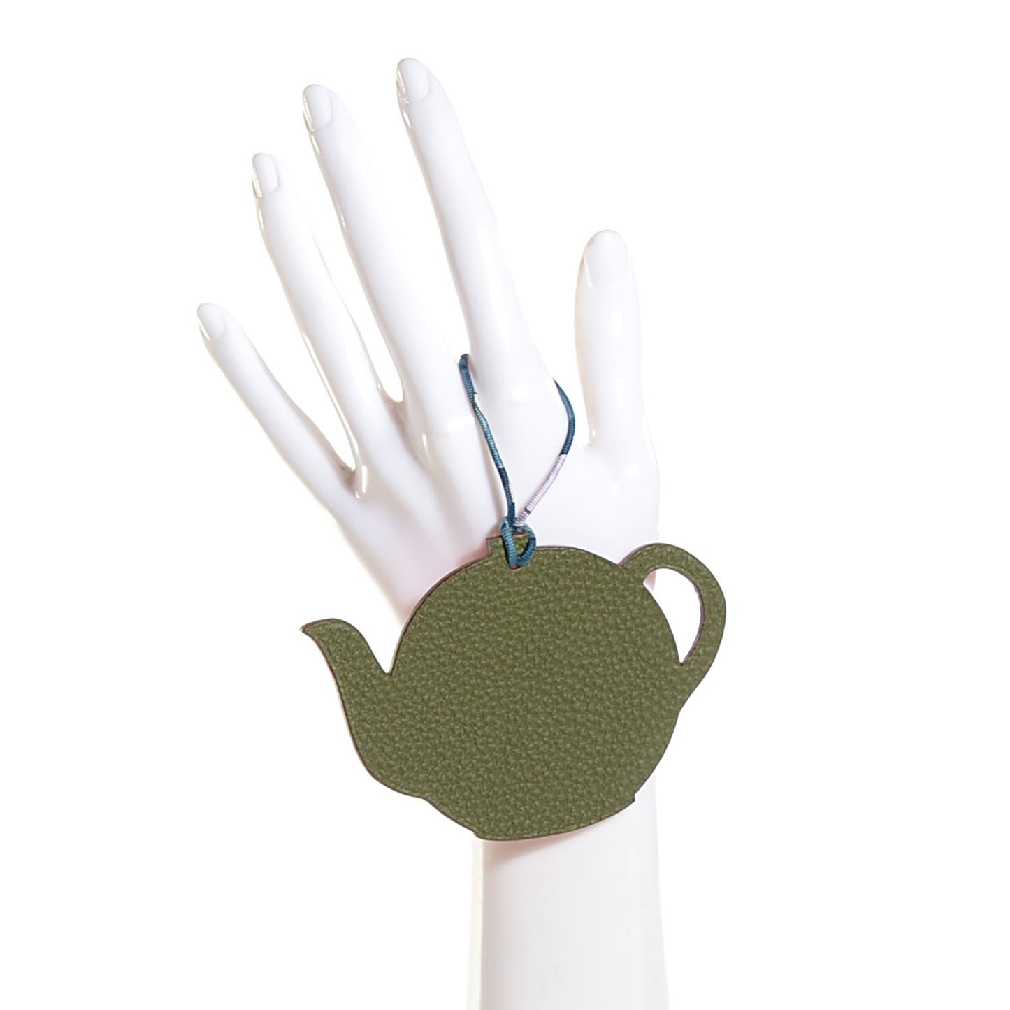 Togo Epsom Petit H Teapot Bag Charm PM Vert Canopee