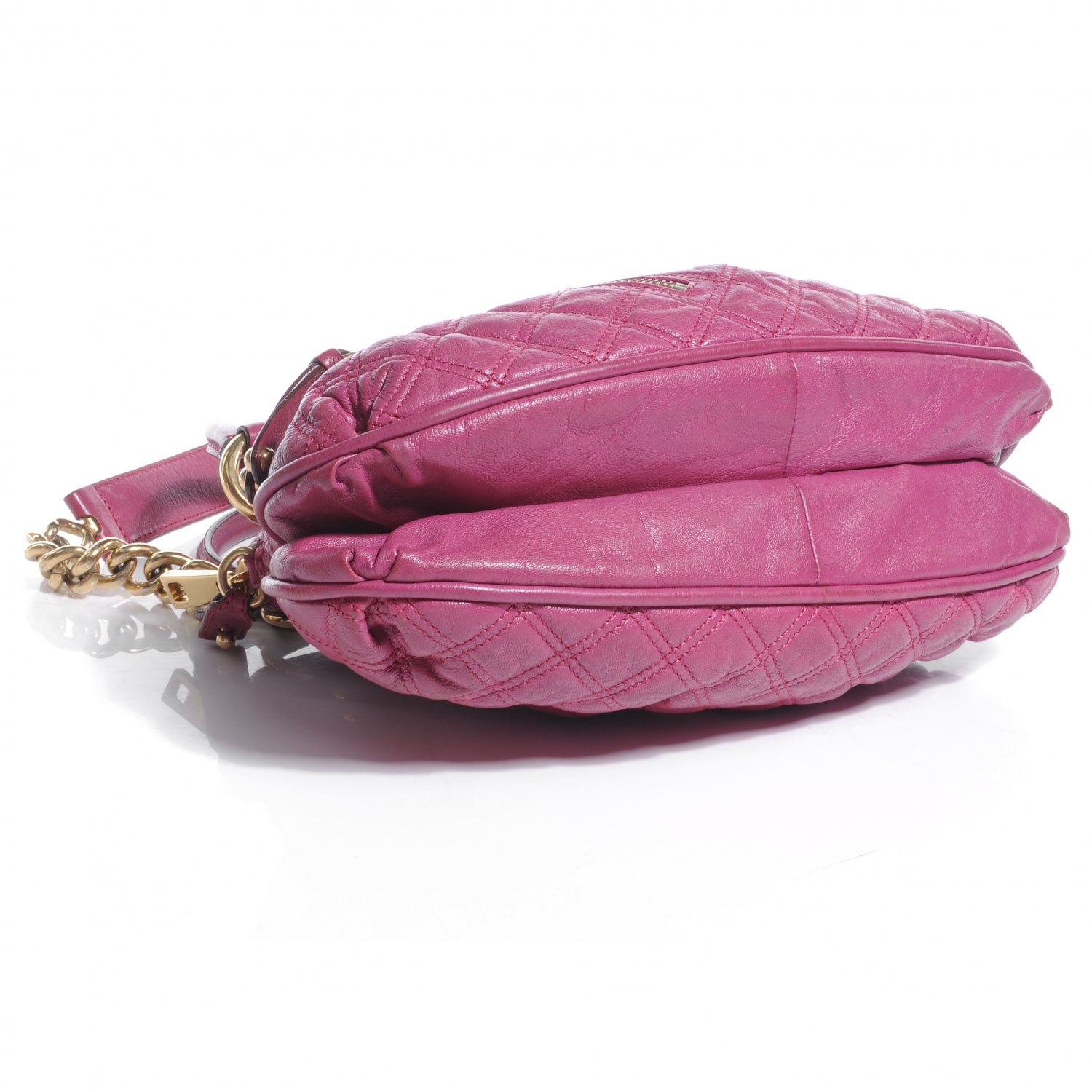 Marc Jacobs Leather Quilted Small Cecilia Fuchsia 4 of 8