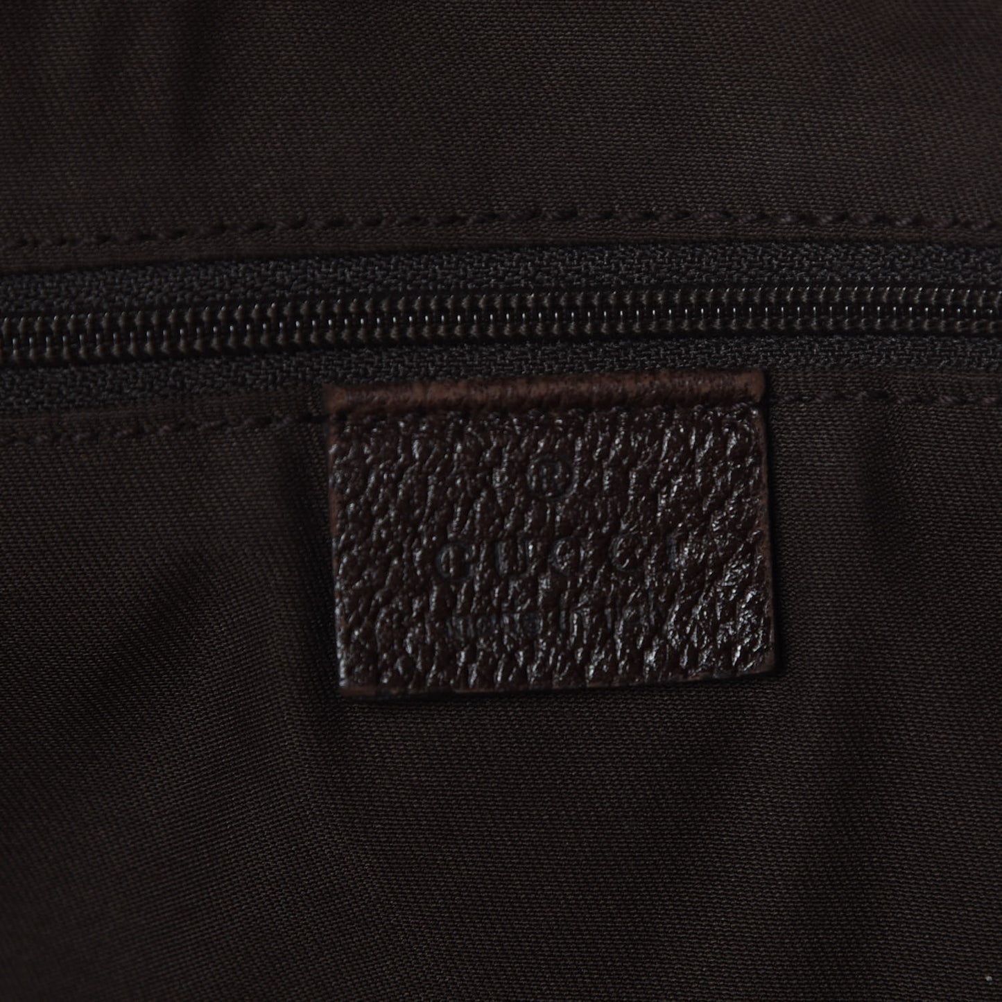 Monogram Large Abbey Tote Dark Brown