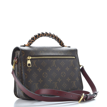 Louis Vuitton Monogram Braided Pochette Metis Safran 2 of 9