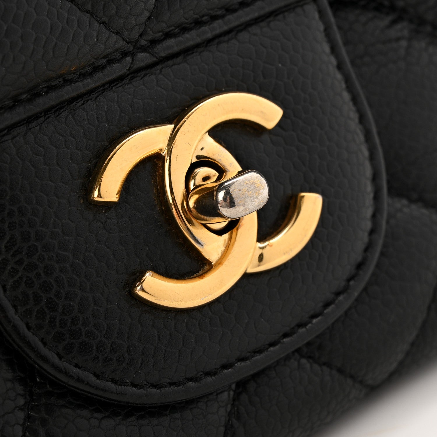 Chanel Caviar Quilted Jumbo Single Flap Black 12 of 12