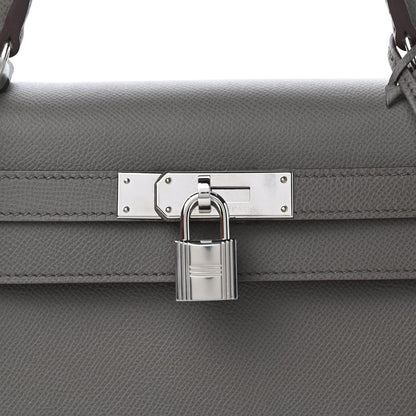 Hermes Epsom Kelly Sellier 28 Etain 9 of 10