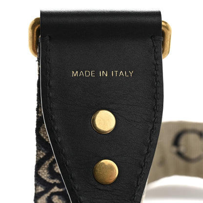 Christian Dior Oblique Studded Shoulder Strap Blue 5 of 7