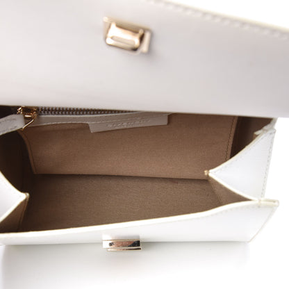 Givenchy Patent Calfskin Mini Pandora Box Chain Crossbody Bag White 5 of 8