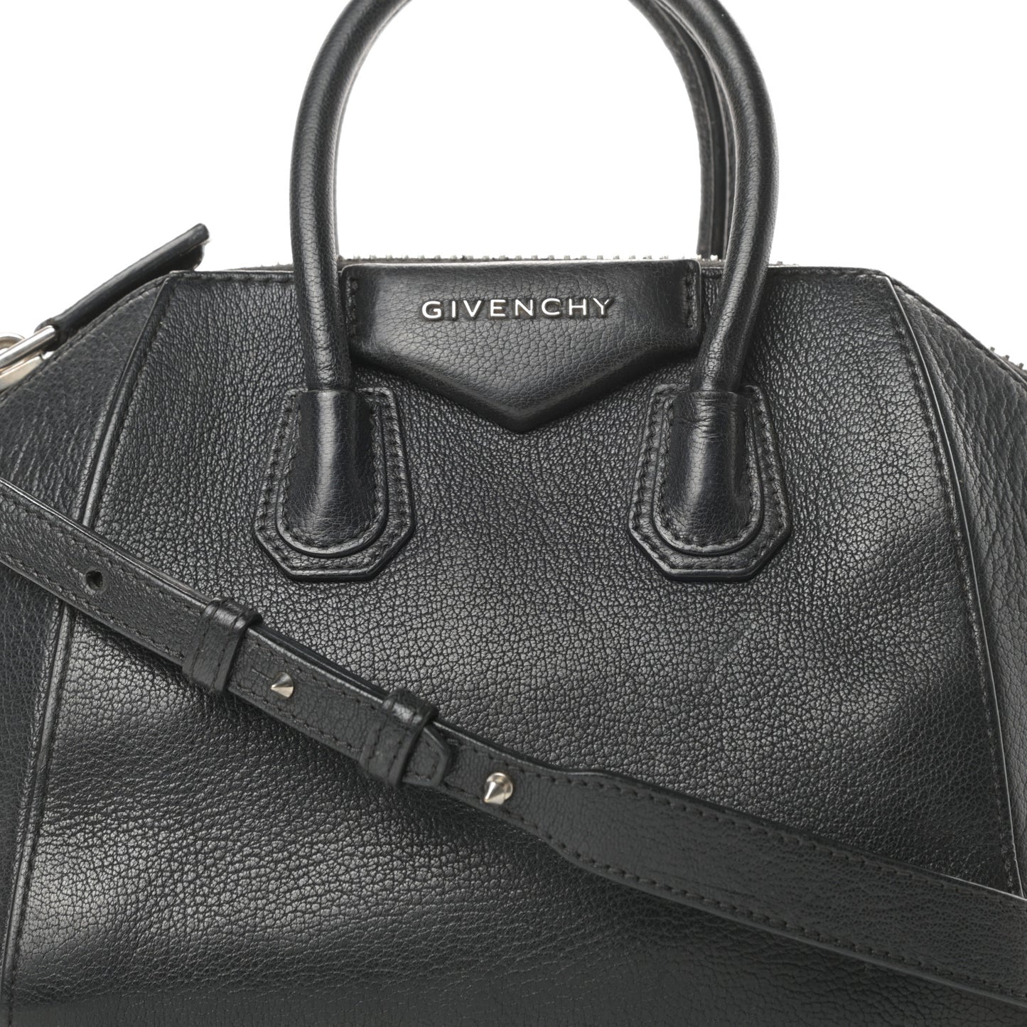 Sugar Goatskin Mini Antigona Black
