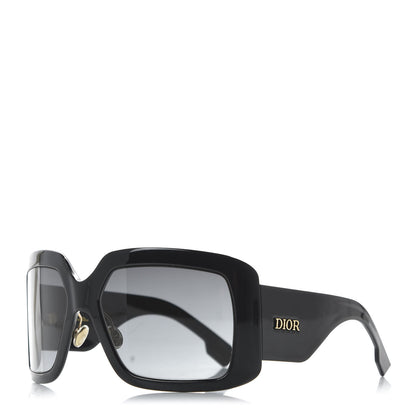 Christian Dior Acetate DiorSo Light 2 Shield Sunglasses Black 1 of 9