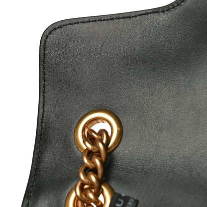 Gucci Calfskin Matelasse Mini GG Marmont Shoulder Bag Black 12 of 12