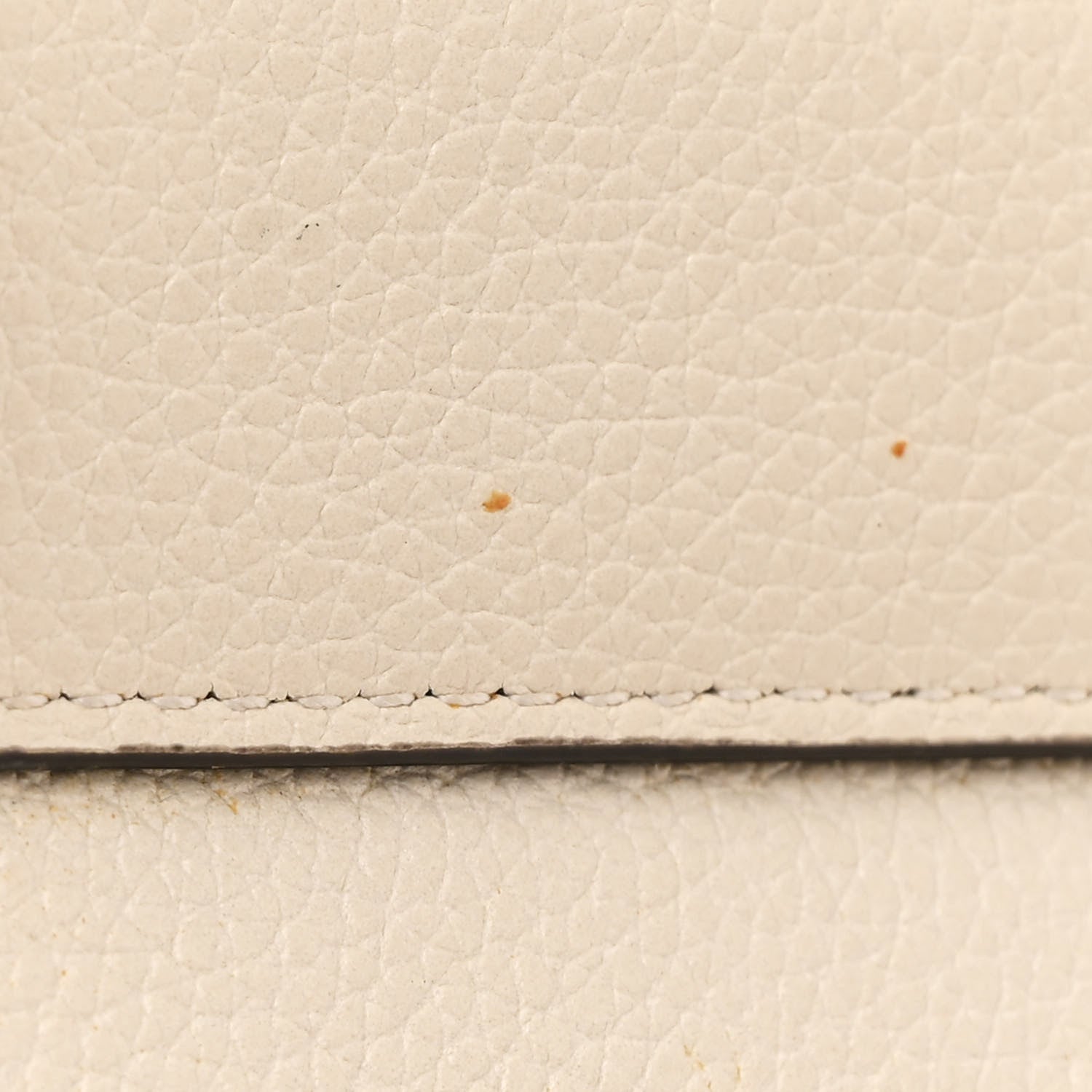 Gucci Grainy Calfskin Medium Zumi Top Handle Bag Mystic White 13 of 16