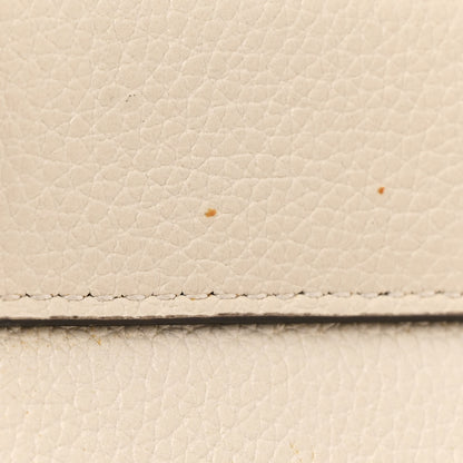 Gucci Grainy Calfskin Medium Zumi Top Handle Bag Mystic White 13 of 16