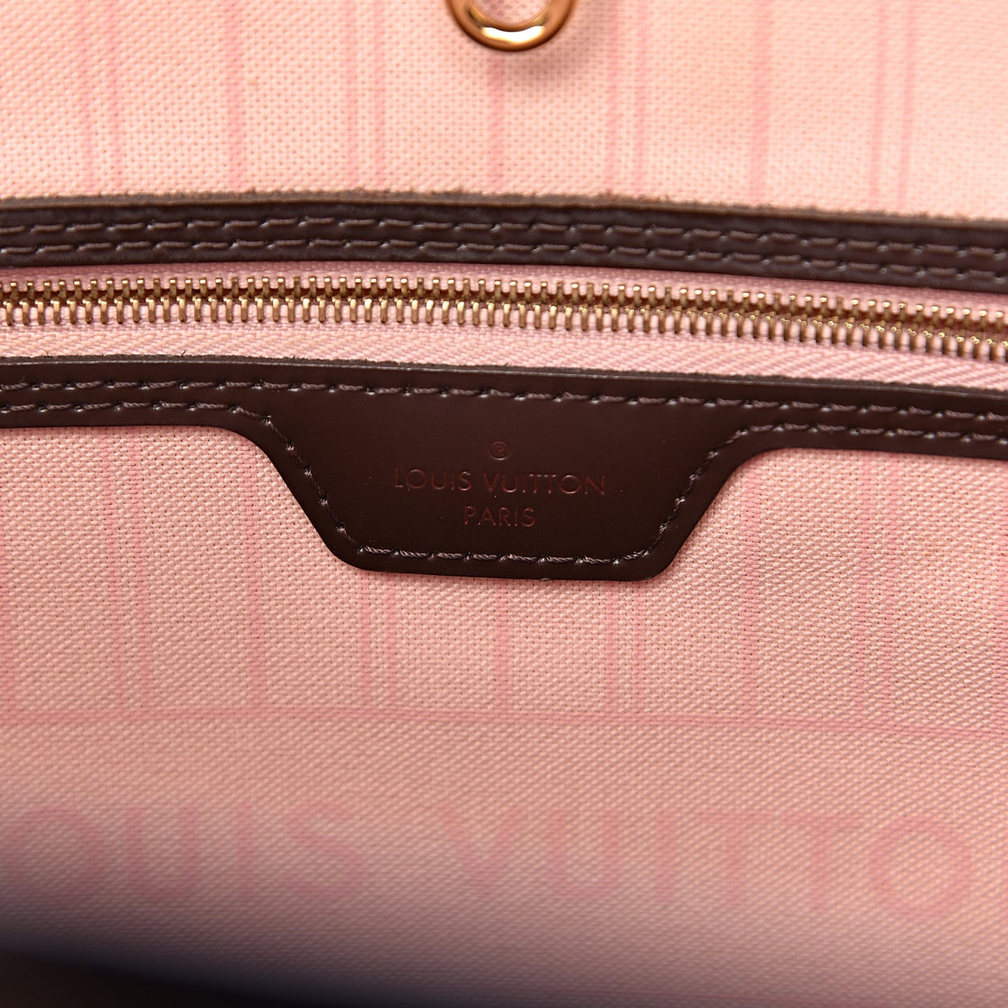 Damier Ebene Neo Neverfull MM Rose Ballerine