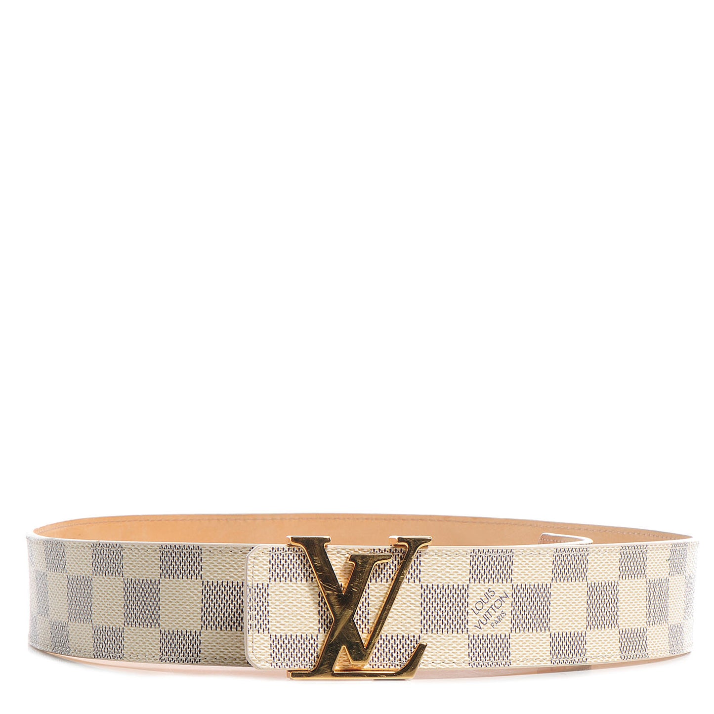 Damier Azur LV Initiales Belt 80 32