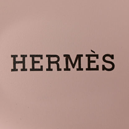 Hermes Suede Goatskin Womens Chypre Sandals 35.5 Rose Porcelaine 7 of 10
