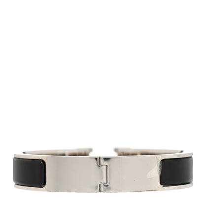 Hermes Enamel Narrow Clic Clac H Bracelet PM Black 3 of 5
