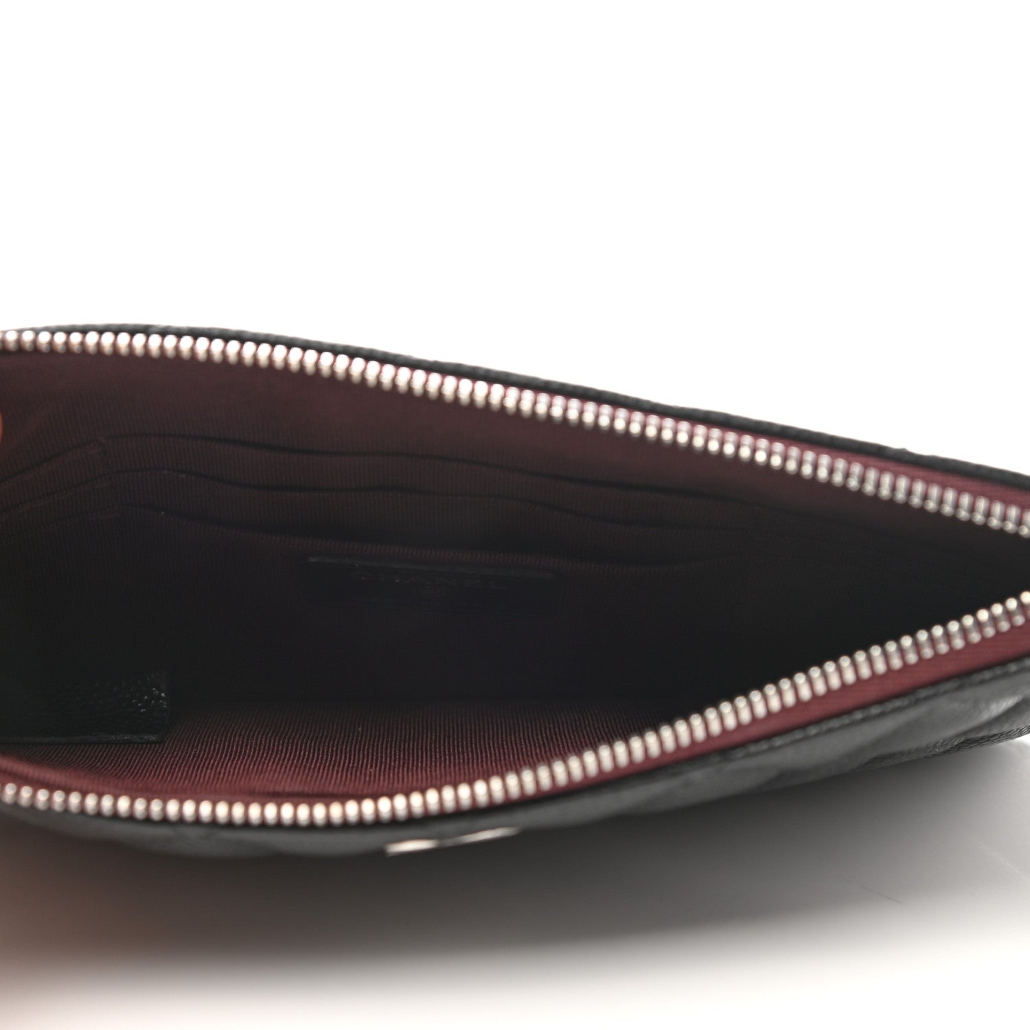 Chanel Caviar Quilted Cosmetic Case Black 5 of 8