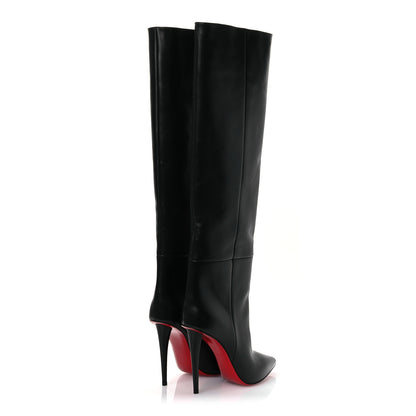 Christian Louboutin Calfksin Astrilarge Botta Knee Boots 39.5 Black 5 of 10