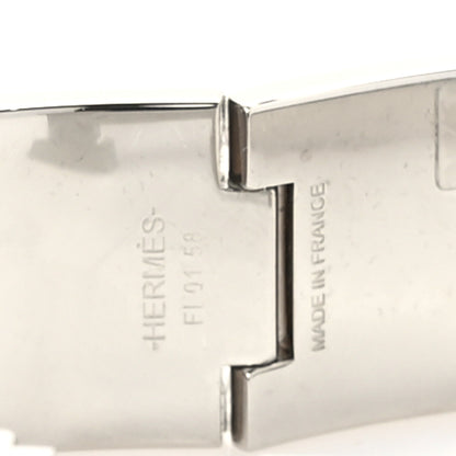Hermes Enamel Wide Clic Clac H Bracelet GM Gris Macadam 5 of 5