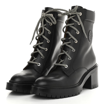 Hermes Calfskin Bridge Ankle Boots 39 Black 3 of 8