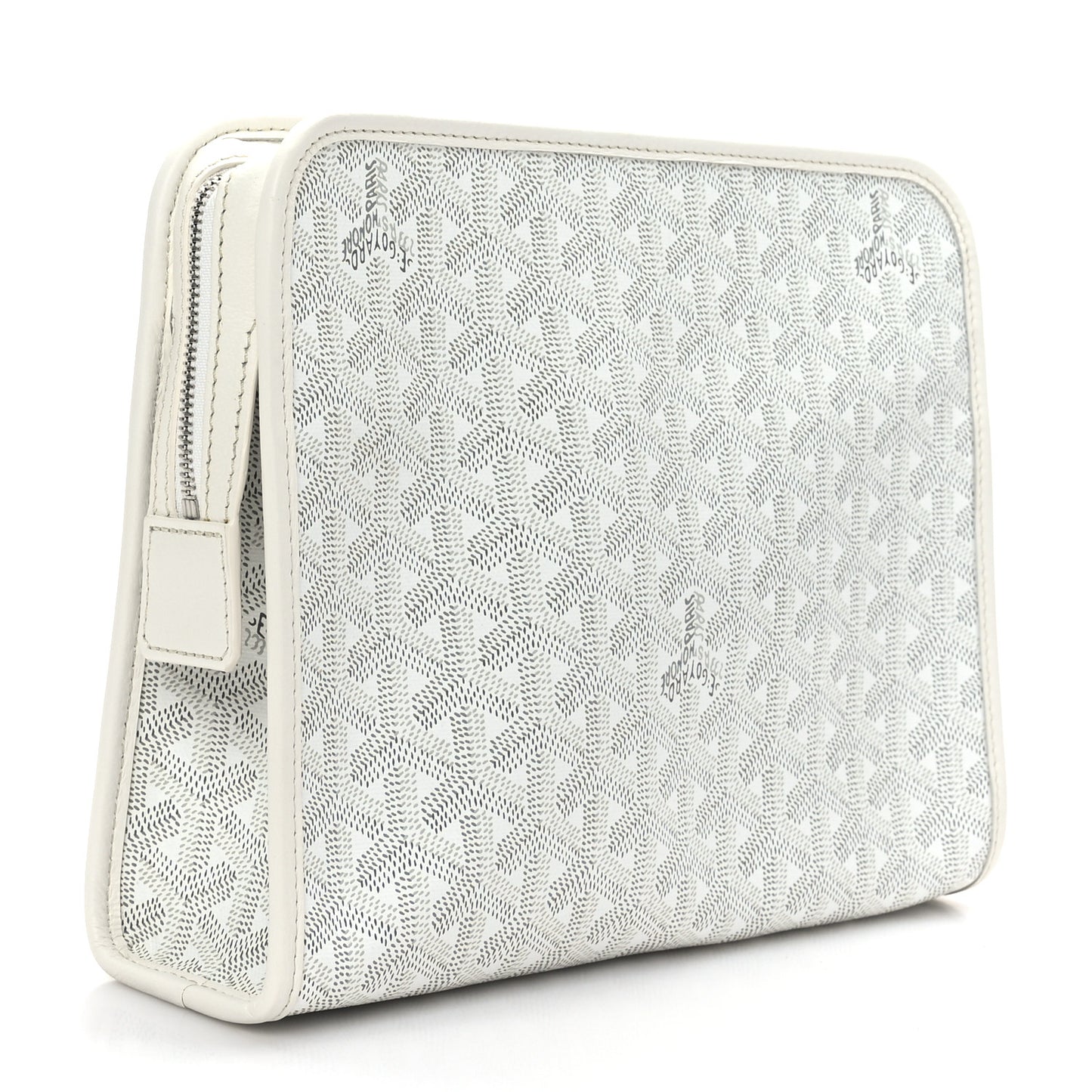 Goyardine Jouvence Toiletry Pouch White