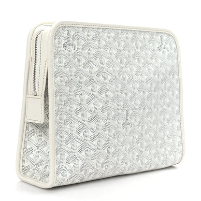 Goyard Goyardine Jouvence Toiletry Pouch White 3 of 8