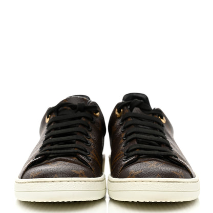 Louis Vuitton Patent Monogram Frontrow Sneakers 35 2 of 10