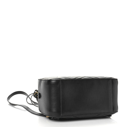 Gucci Calfskin Matelasse GG Marmont Dome Backpack Black 4 of 9