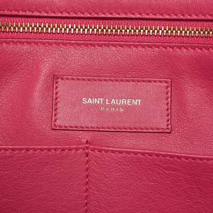 Saint Laurent Calfskin Medium Classic Y Cabas Fuchsia 6 of 9
