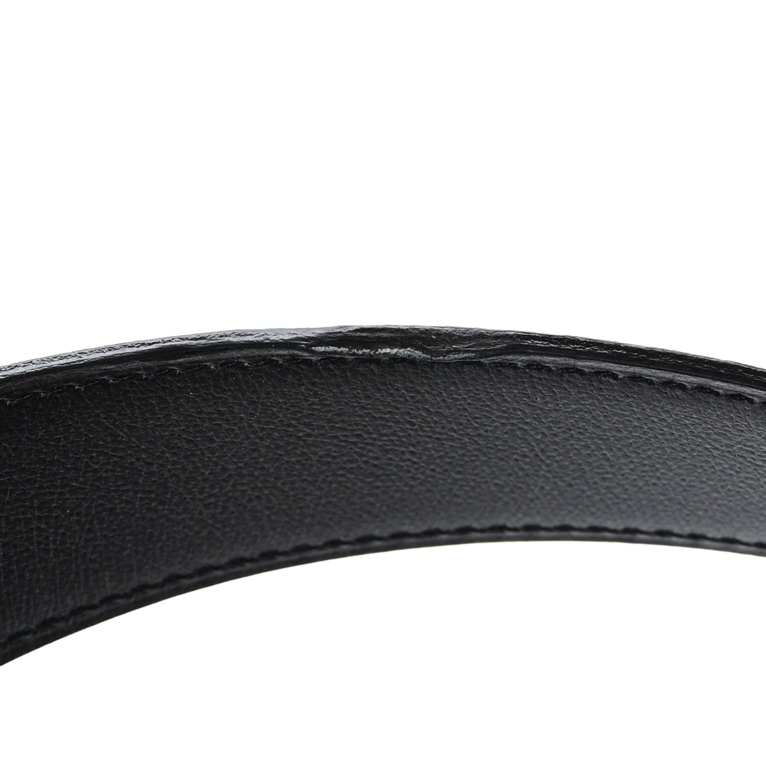 Hermes Box Togo 32mm H Belt 95 38 Black Orange 6 of 6