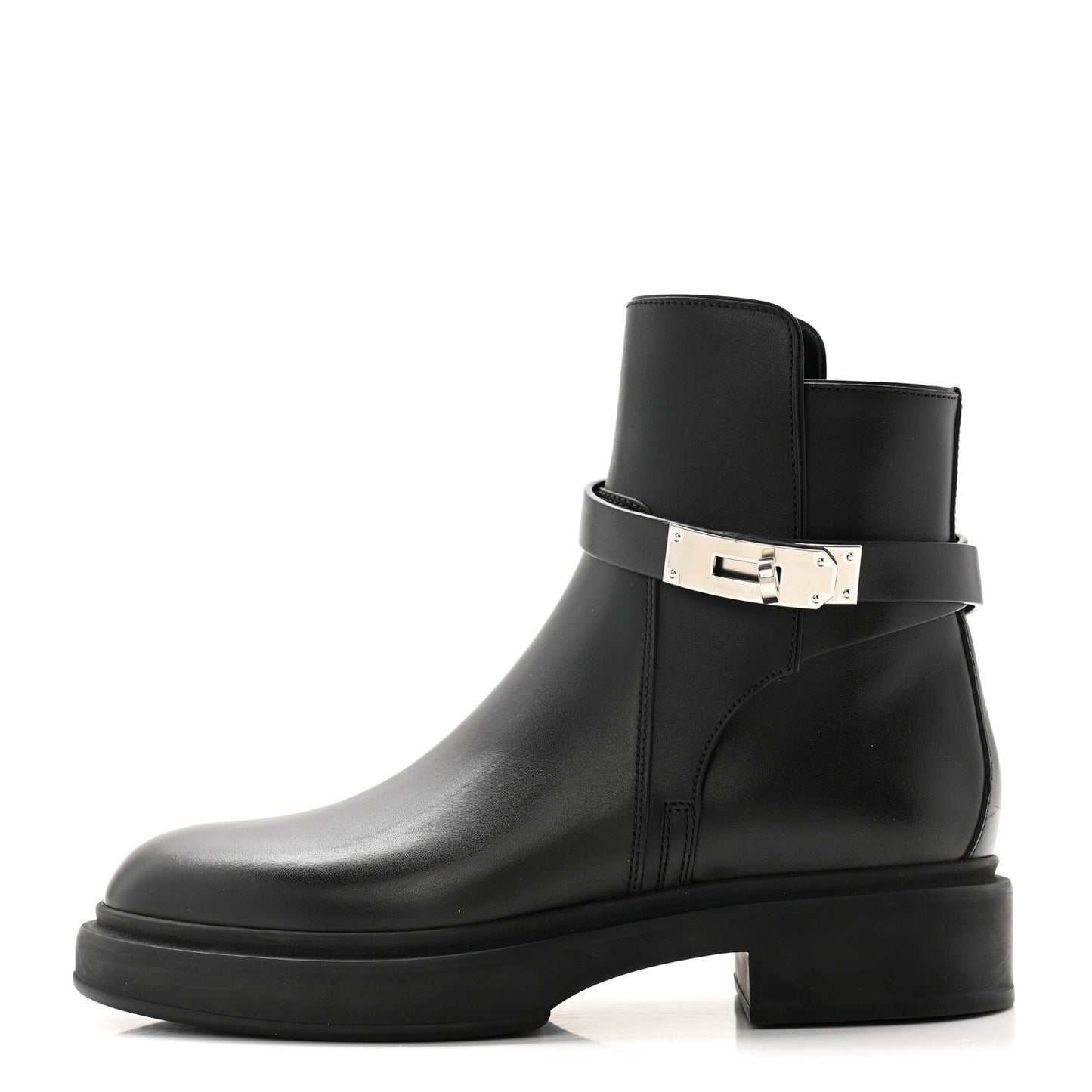 Calfskin Veo Ankle Boots 35 Black