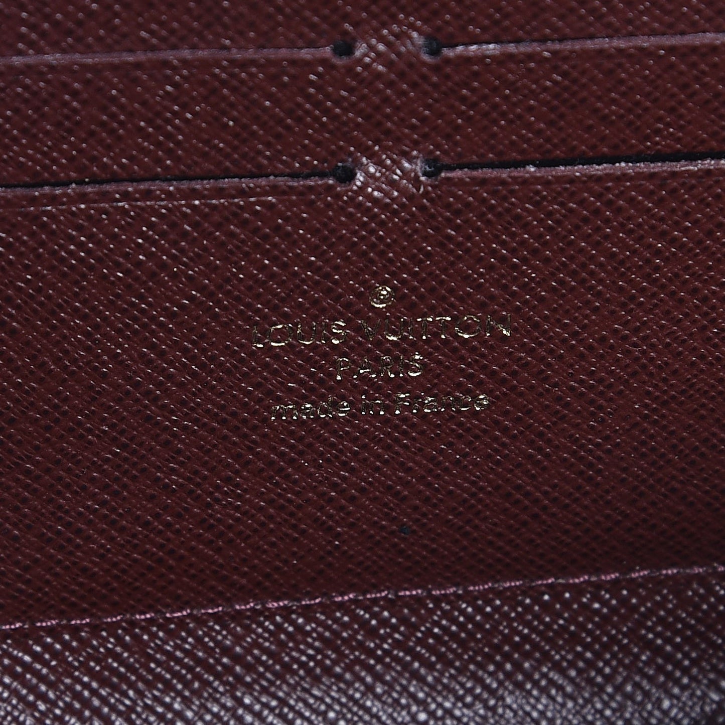 Calfskin Monogram Gamma Zippy Wallet White Chocolate