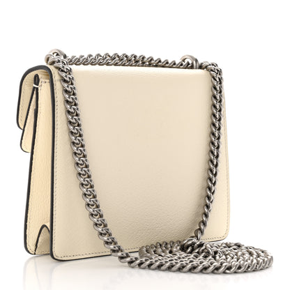Gucci Textured Calfskin Crystal Mini Dionysus Shoulder Bag Mystic White 3 of 16