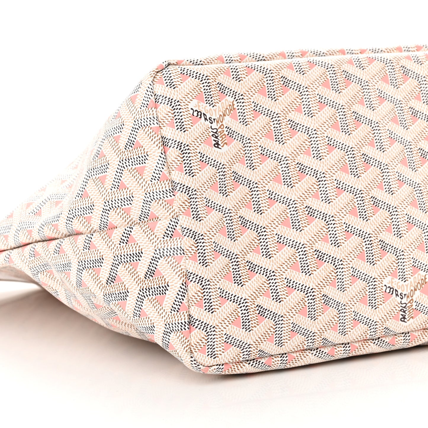 Goyardine Saint Louis Claire Voie PM White Pink